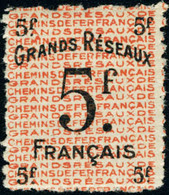 Neuf Sans Charnière 5f Grands Réseaux Non émis. Maury.19A. T.B. - Other & Unclassified