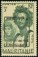 Neuf Avec Charnière N° 4 Et 5, Les 2 Valeurs, Surcharge Sur Timbres De Mauritanie, Cl, TB, Signés Roumet - Sonstige & Ohne Zuordnung