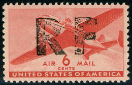 Neuf Sans Charnière 6c Rouge PA US  Surchargé RF - Alger Type II -, TB - Other & Unclassified