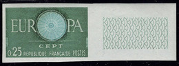 Neuf Sans Charnière France Europa 1956 à 1960 Inclus, Les 5 Paires ND, Bdf, .T.B. - Autres & Non Classés
