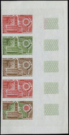 Neuf Sans Charnière N° 269/70, La Paire Europa 1978, En Bandes De 5ex ND, Essais De Couleurs, Cdf, T.B. - Autres & Non Classés