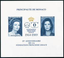Neuf Sans Charnière N° 48a, Le Bloc Fondation Princesse Grace, Non Dentelé, T.B. - Altri & Non Classificati