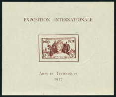 Neuf Avec Charnière 1937, Expo De Paris, 24 Blocs T.B. - Other & Unclassified
