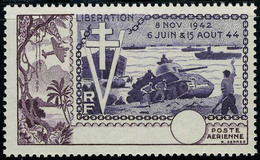 Neuf Sans Charnière 1954, 10è Anniversaire De La Libération Non émis, Violet Et Lilas Brun, Dentelé, Sans Nom De Territo - Altri & Non Classificati