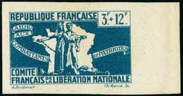 Neuf Avec Charnière N°60/64. La Série Complète Non Dentelée, Essais De Couleurs  Dont N°61 Rouge Et N°64 Bleu Clair. T.B - Andere & Zonder Classificatie