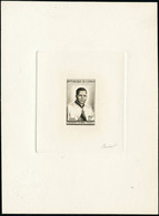 N° 136A. 15f Fulbert Youlou. Epreuve D'artiste En Brun-noir (couleur Définitive), Signée Avec Cachet à Sec. T.B. - Other & Unclassified