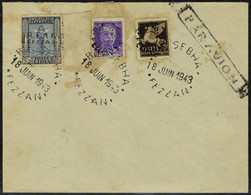 Lettre N° 18, 19 + PA N° 3 Sur Enveloppe, Càd Sebha 18 Juin 1943, T.B. - Autres & Non Classés