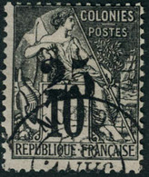 Oblitéré N°9. 25 S/10c Noir S/Lilas. T.B. Rare. Signé Th. Lemaire - Autres & Non Classés