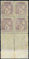 Neuf Sans Charnière N° 121/127, Tanger à Fez, Série En Blocs De 4 Timbres Bdf Ou Cdf, TB - Maury 780 € - Other & Unclassified