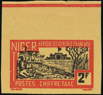 Neuf Sans Gomme N°20. 2f Rouge Et Violet Non Dentelé. Emis NSG. T.B. - Andere & Zonder Classificatie