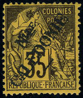 Neuf Avec Charnière N° 31, 35c Violet Noir Sur Jaune Forne Charnière T.B. Signé Calves - Altri & Non Classificati