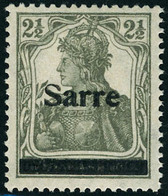 Neuf Sans Charnière N° 2A. 2 1/2 Pf Gris-olive, 2è Tirage, Michel N° 2a II. Superbe, Signé Burger. - Andere & Zonder Classificatie