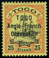 Neuf Avec Charnière N° 36, 25pf Anglo French Occupation, Type I, TB - Altri & Non Classificati