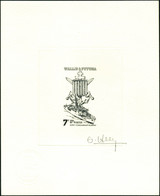 N° 349, Aviso Commandant Blaison, 2 Epreuves D'Artiste : 1 En Noir Et 1 En Ardoise, Signées, TB - Sonstige & Ohne Zuordnung