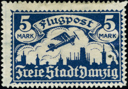 Neuf Avec Charnière N°9Aa. 5m Violet-bleu. Filigrane Horizontal. T.B. Rare - Sonstige & Ohne Zuordnung