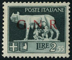 Neuf Avec Charnière N° 1/17, République Sociale, Les 17 Premières V Aleurs De La Série Surchargée GNR TB   Sassone 476/8 - Autres & Non Classés