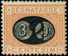 Neuf Avec Charnière N°24. 30 S/2c Orange. Cl. T.B. Signé Fiechi - Sonstige & Ohne Zuordnung