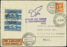 Neuf Sans Charnière Zeppelin 5è SAF 1932 Pour Le Bresil TB - Otros & Sin Clasificación