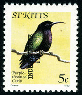 Neuf Sans Charnière N° 535, 5c Oiseau, 2ex Avec Variétés Différentes : Surcharge Verticale De Haut En Bas Et De Bas En H - Otros & Sin Clasificación