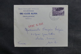 LIECHTENSTEIN - Affranchissement Plaisant De Vaduz Sur Enveloppe Du Club Alpin De Chalon / Saône - L 36130 - Briefe U. Dokumente