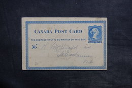 CANADA - Entier Postal De Niagara Fall  Pour Saint Catharines En 1881 - L 36146 - 1860-1899 Reinado De Victoria