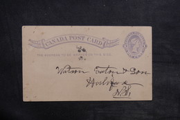 CANADA - Entier Postal De Waterville En 1886 - L 36147 - 1860-1899 Regno Di Victoria