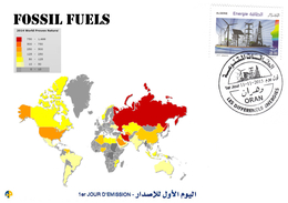 DZ Algérie 1727/8  FDC  énergies Fossiles énergie énergies Réserves Gaz - Gaz