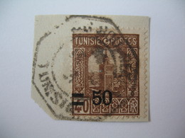 Tunisie Oblitéré, Oblitération Choisie  De Bir-Bou-Rekba  Sur Fragment   Voir Scan - Postage Due