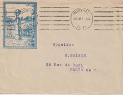 Lettre 1930 De Paris 105 Pour Paris Oblitération Krag PP - 1921-1960: Modern Period