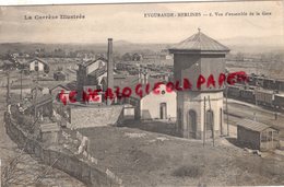 19- EYGURANDE-MERLINES-  VUE D' ENSEMBLE DE LA GARE    - CORREZE - Eygurande