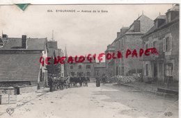 19- EYGURANDE- AVENUE DE LA GARE - 1908- CORREZE - Eygurande