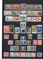 45 TIMBRES CANADA OBLITERES & NEUF SANS GOMME   DE 1928 à 1971 - Used Stamps