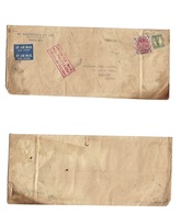 Airmails - World. 1954 (13 March) Singapore Air Crash. Australia - France. Fkd Env 5 Shilling On Cover. Red Cachet. - Other & Unclassified