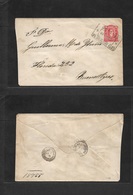 Argentina - Stationery. 1888 (6 Apr) TPO / Amb Nº14. 5c Vermilion Red Stat Env To Buenos Aires. Fine. - Other & Unclassified