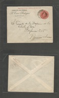 Argentina - Stationery. 1903 (20 April) Laboulaye - Buenos Aires. 5c Red Stat Env PRIVATE PRINT Farmacia Del Pueblo FCP  - Other & Unclassified