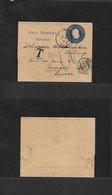 Argentina - Stationery. 1904 (11 Ene) Buenos Aires - Switzerland, Morges (5 Febr) 1c Blue Stat Wrapper, Taxed + Arrival  - Other & Unclassified