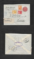 Argentina - Stationery. 1906 (Febr 28) Rosario - Penang, Str. Stlments, Malaysia (18 Apr) Via Buenos Aires - London. Reg - Other & Unclassified