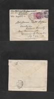 Australia. 1893 (21 March) Melbourne - Canada, BNA, New Brunswick, Cambridge Via Fkd Env At 2 1/2d Rate. Per SS Orizaba. - Other & Unclassified