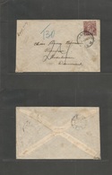 Australia. 1919 (12 Nov) Manly, NSW - Denmark, Hedehussen (4 Jan 20) 1 1/2d Brown Single Fkd (card Only) Envelope + Taxe - Other & Unclassified