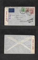 Australia. 1941 (11 Aug) Sydney - London, UK. Air Multifkd Depart Censored Envelope Via Transpacific Route, "California  - Autres & Non Classés