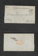 Austria. 1860 (20 Jan) Croatia. Jasenovaz - Winkowze Official Mail Complete Wrapper Cds. XF (21 Jan) - Andere & Zonder Classificatie