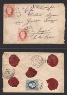Austria. 1877 (10 Jan) Venezia Giulia, Italy. Cormons - Switzerland, Lugano (12 Jan). Via Ponte Tresa. Registered Multif - Other & Unclassified