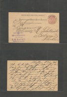 Austria. 1890 (19 July) Platten - Serbia, Belgrade. Fine Used Stat Card. - Autres & Non Classés