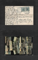 Austria. 1906 (9 Aug) CROATIA. Louvana - Serbia, Belgrade (23 July, Gregorian) Fkd View Card. Nice Item. Adriatic Sea. - Sonstige & Ohne Zuordnung