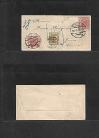 Austria - Xx. 1906 (30 Dec) Wien - Switzerland, Geneve (1 Jan 07) Multifkd Small Envelope + Taxed + Arrival Swiss Postag - Altri & Non Classificati