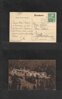 Austria. 1908 (3 Aug) Semmenbeng - Brod, Sloven. Fkd View Card, Box Date Name Cachet. Semmening Hotel. Fine. - Other & Unclassified