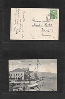 Austria. 1910 (9 March) CROATIA, Hvar, Starigrad, Civitta Vechia - Brod, Slovenia. Fkd Ppc Card. Adriatic Sea. Better Us - Other & Unclassified