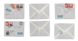 Austria. 1937-8. Wien - USA, CA, Hollywood. Trio Of Multifkd Airmail Envelopes, Diff Stamps, Same Correspondance, With R - Altri & Non Classificati