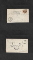 Belgium. 1872 (12 Aug) St. Josse Ten Noode - Steehuysen Wynhuysen (13 Aug). Local Registered 30c Beige Fkd Envelope. VF. - Otros & Sin Clasificación