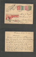 Belgium - Xx. 1936 (23 July) Wenduyne - France, Neully. 35c Green Advertising Stat Card + 3 Adtls, Cds. Fine. - Other & Unclassified